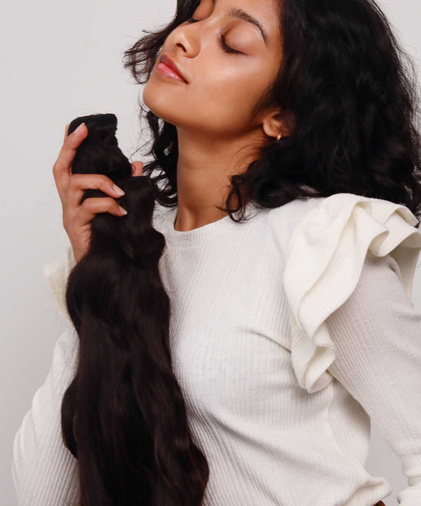 Wavy Lace Clip-In Hair Extensions